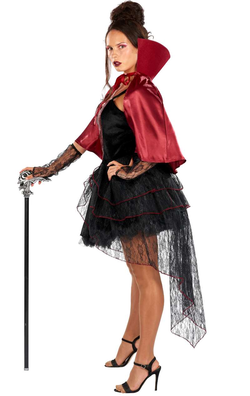 Sexy Vampir-Kostüm für Damen