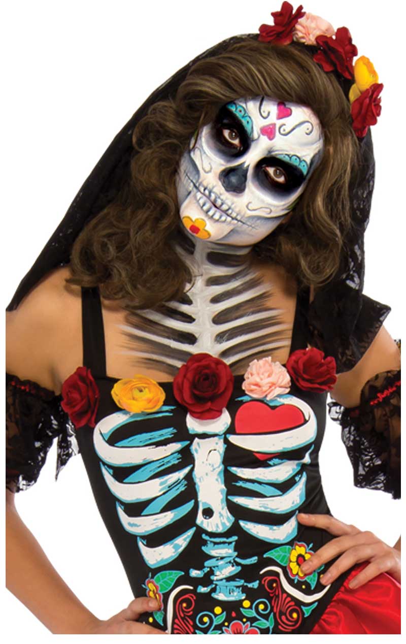 Adult Day of the Dead Senorita Costume - Simply Fancy Dress