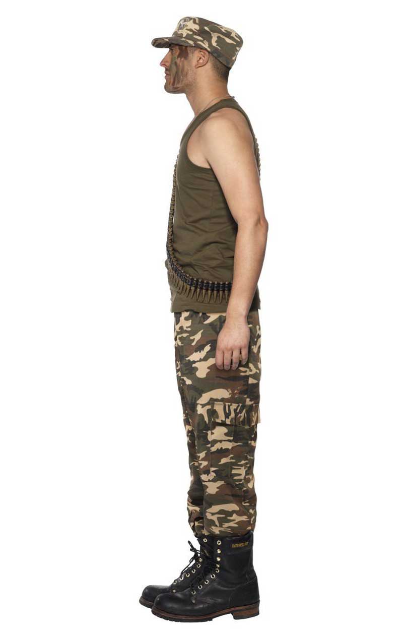Adult Khaki Camo Costume - Simply Fancy Dress