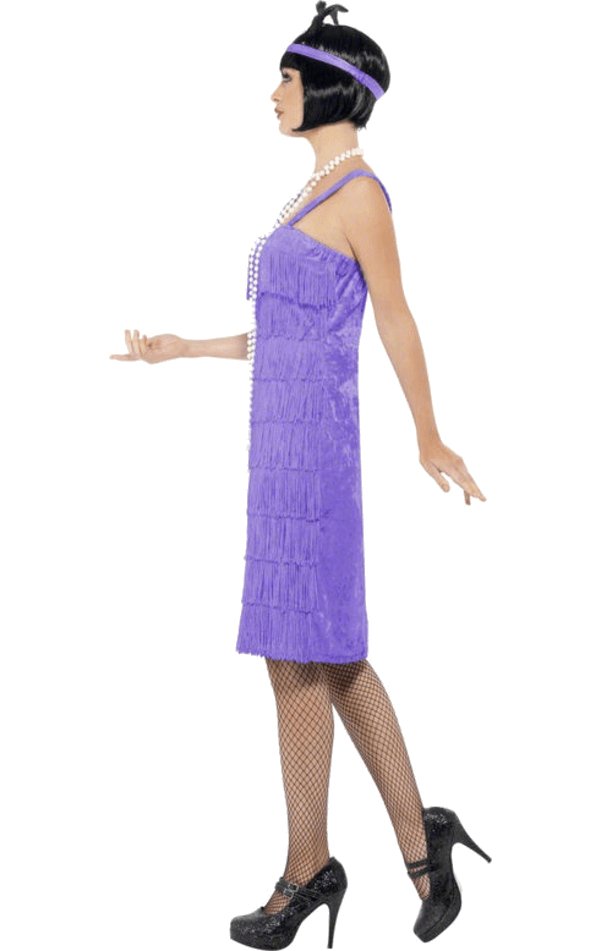 Adult Purple Jazz Flapper Costume - Simply Fancy Dress