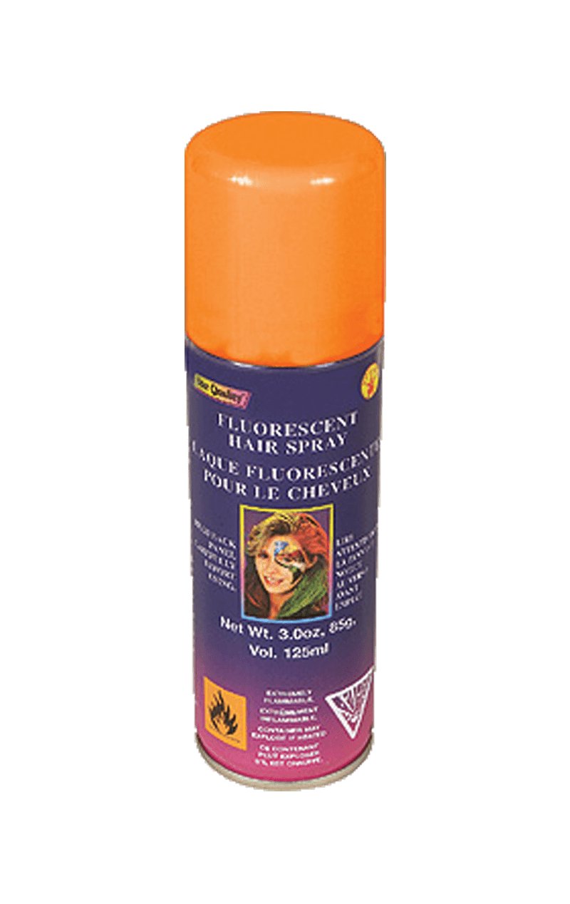 Fluorescent Orange Hair Spray - Simply Fancy Dress