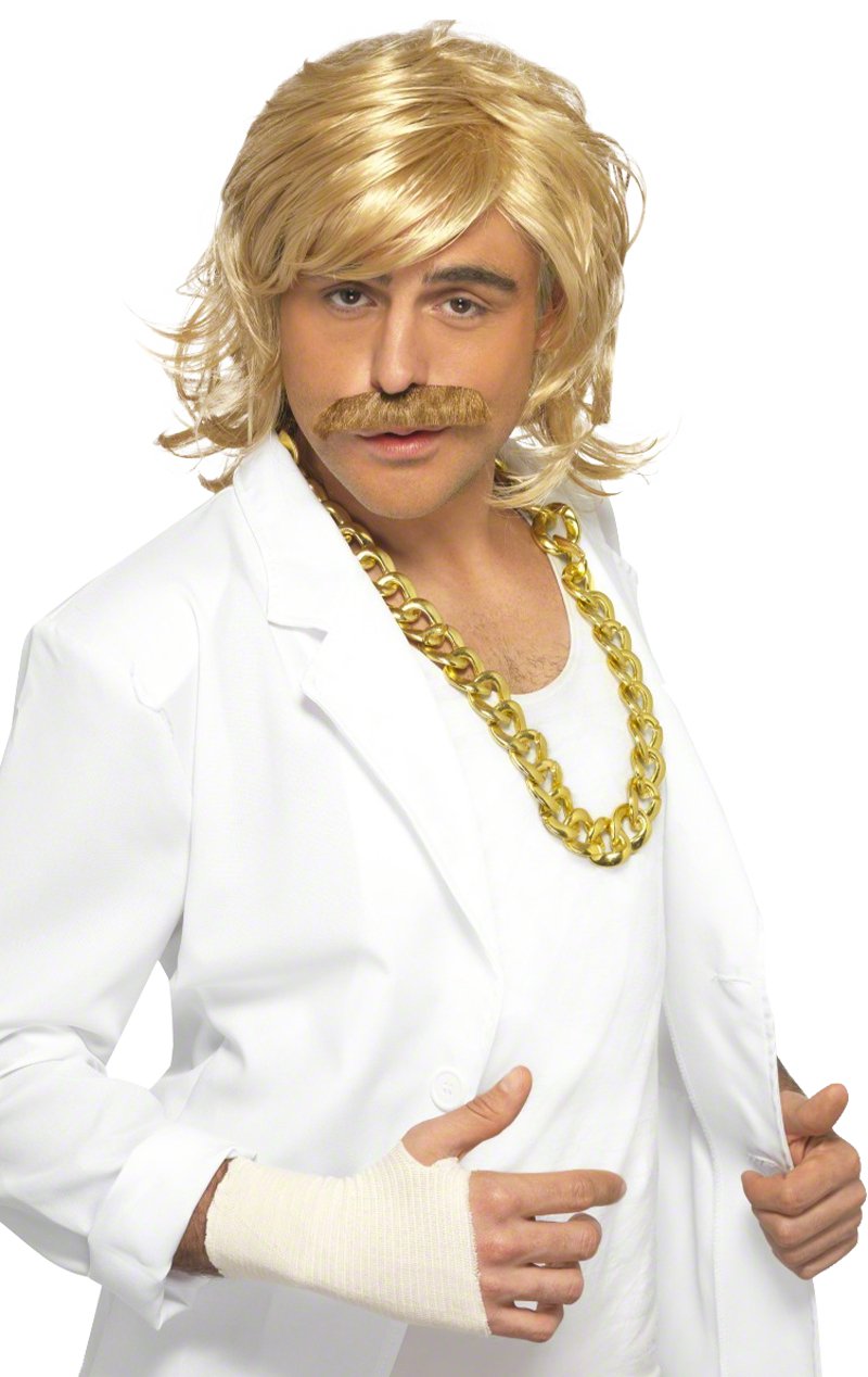 Keith Lemon Wig & Moustache - Simply Fancy Dress