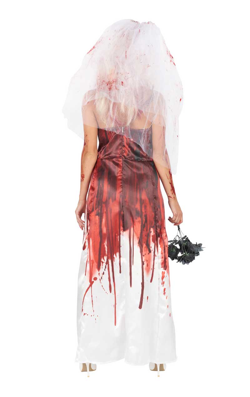 Ladies Bloody Bride Costume - Simply Fancy Dress