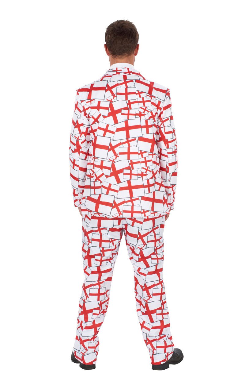Mens St George England Flag Suit - Simply Fancy Dress