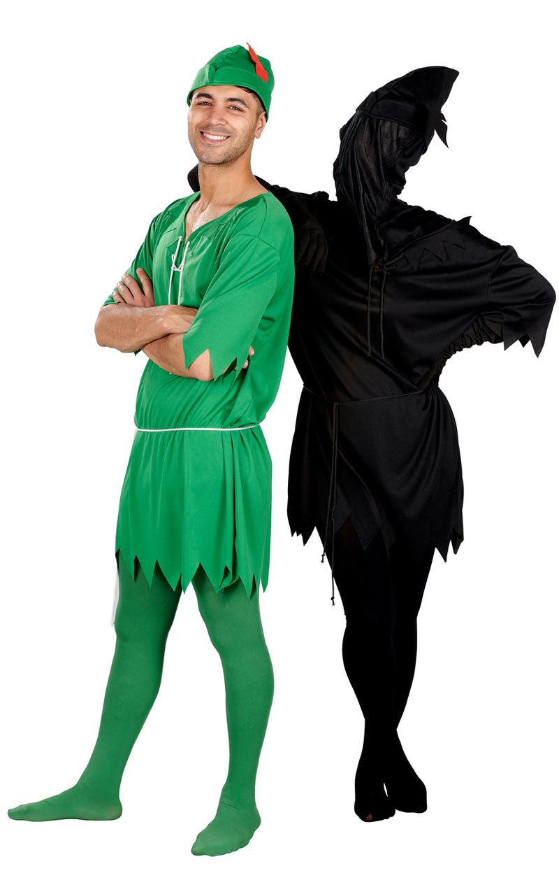 Unisex 2 in 1 Lost Boy & His Shadow Costume - Simply Fancy Dress