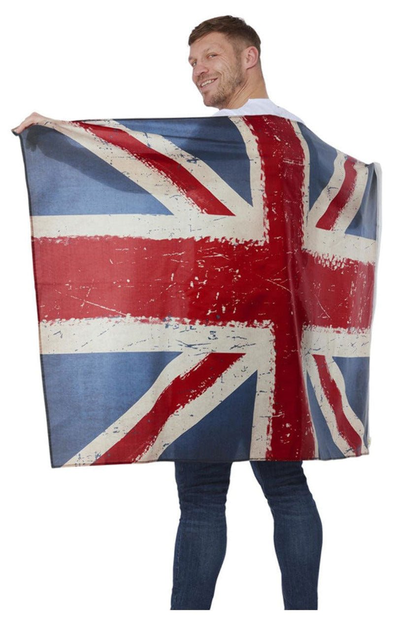 Vintage Style Union Jack Flag Accessory - Simply Fancy Dress