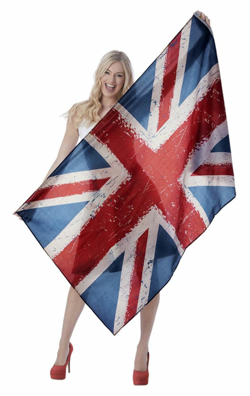 Vintage Style Union Jack Flag Accessory - Simply Fancy Dress