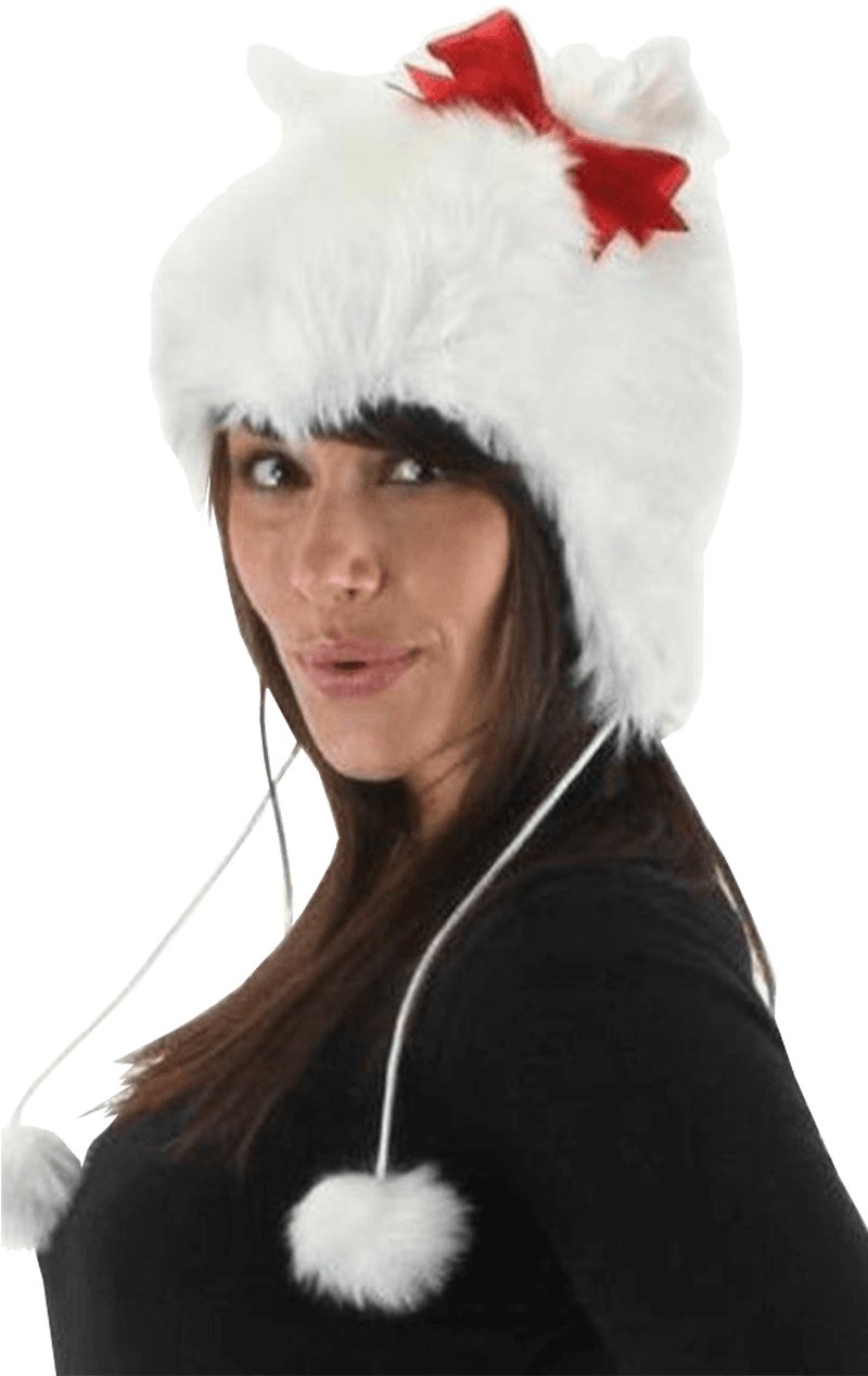 White Kitty Hat - Simply Fancy Dress