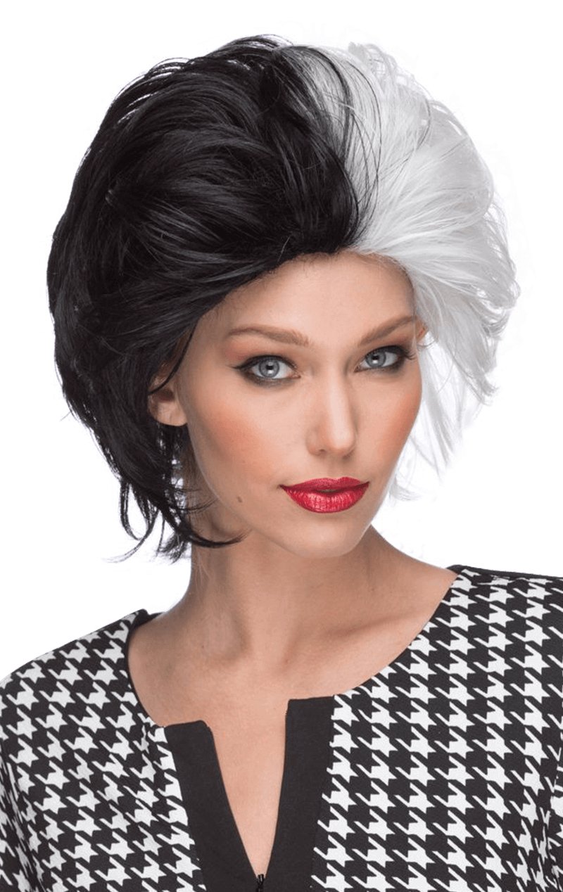 Wicked Cruella De Vil Wig - Simply Fancy Dress
