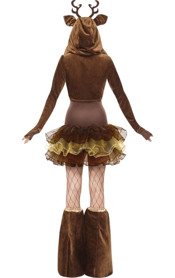 Womens Fever Reindeer Costume - Simply Fancy Dress