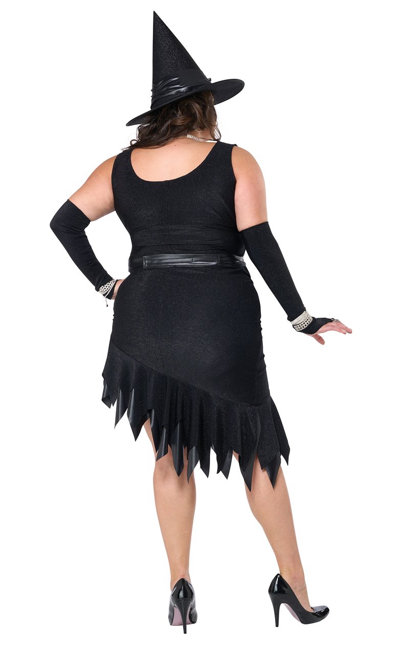 Womens Million Dollar Witch Plus Size Costume - Simply Fancy Dress