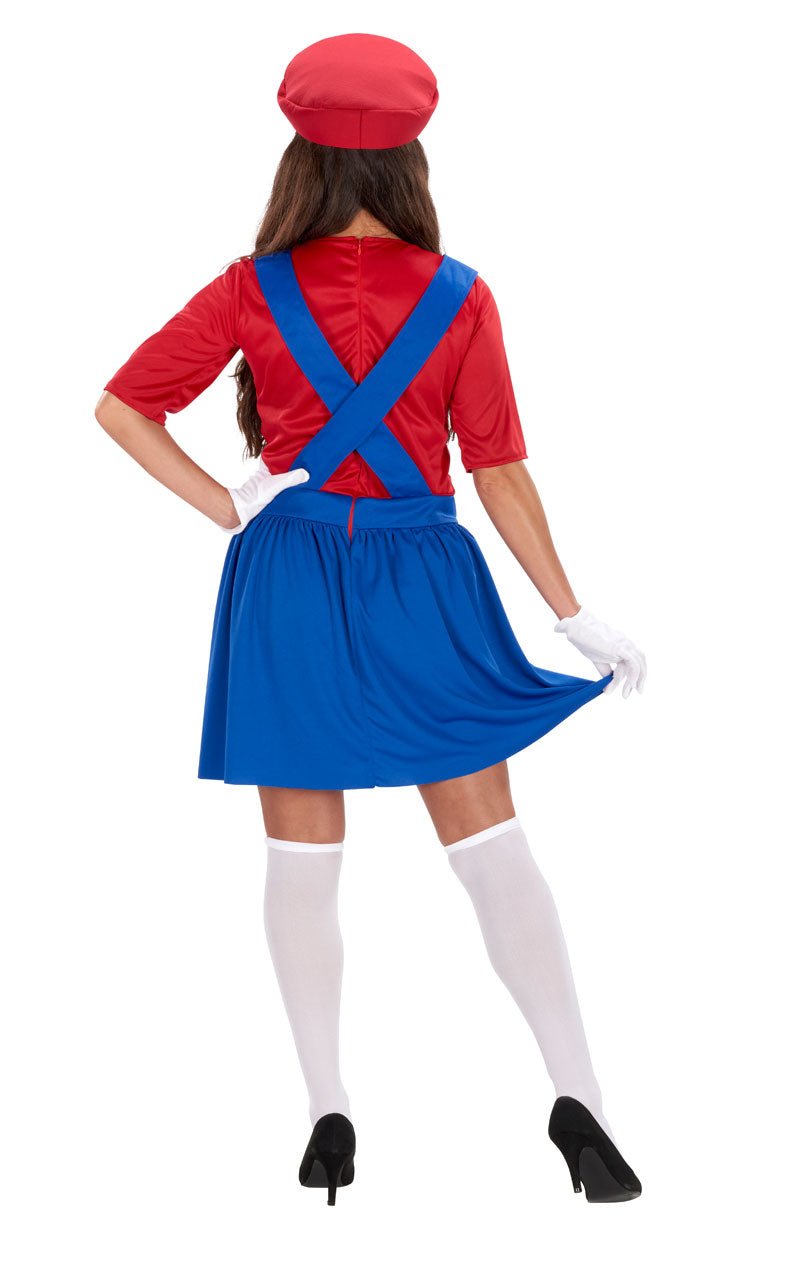 Womens Red Italian Plumber Dress - Simply Fancy Dress