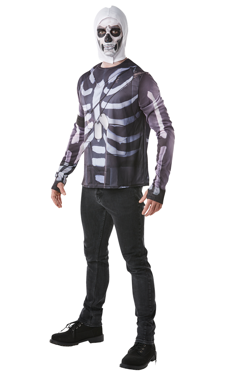 Skull Trooper Top and Snood Costume