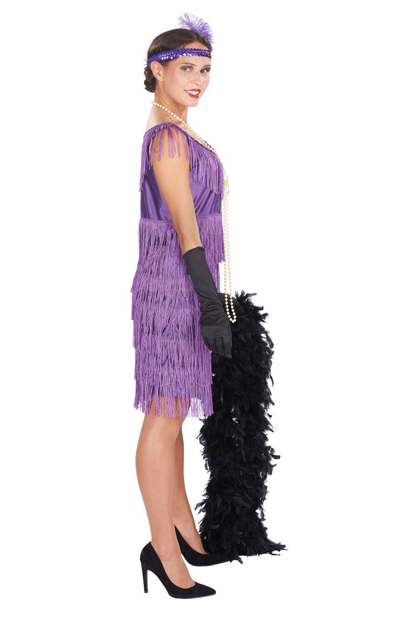 1920s Purple Flapper Costume - Simply Fancy Dress