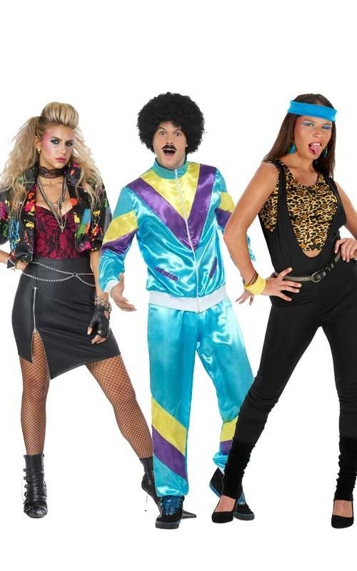 80s Ravers Group Costume - Simply Fancy Dress