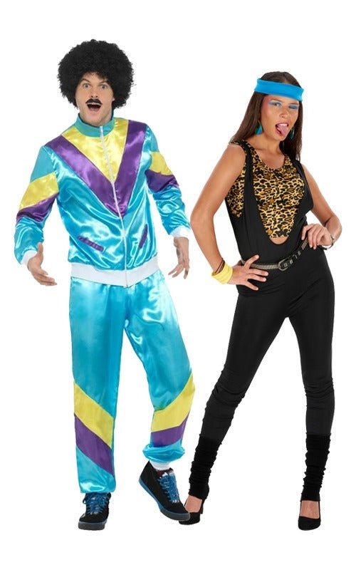 80s Workout Couples Costume - Simply Fancy Dress