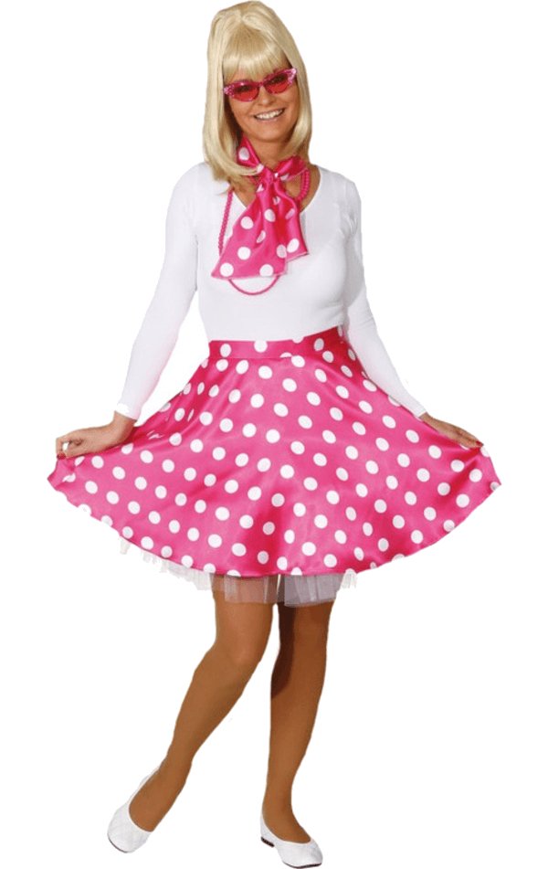 Adult 50s Pink Polka Dot Kit - Simply Fancy Dress