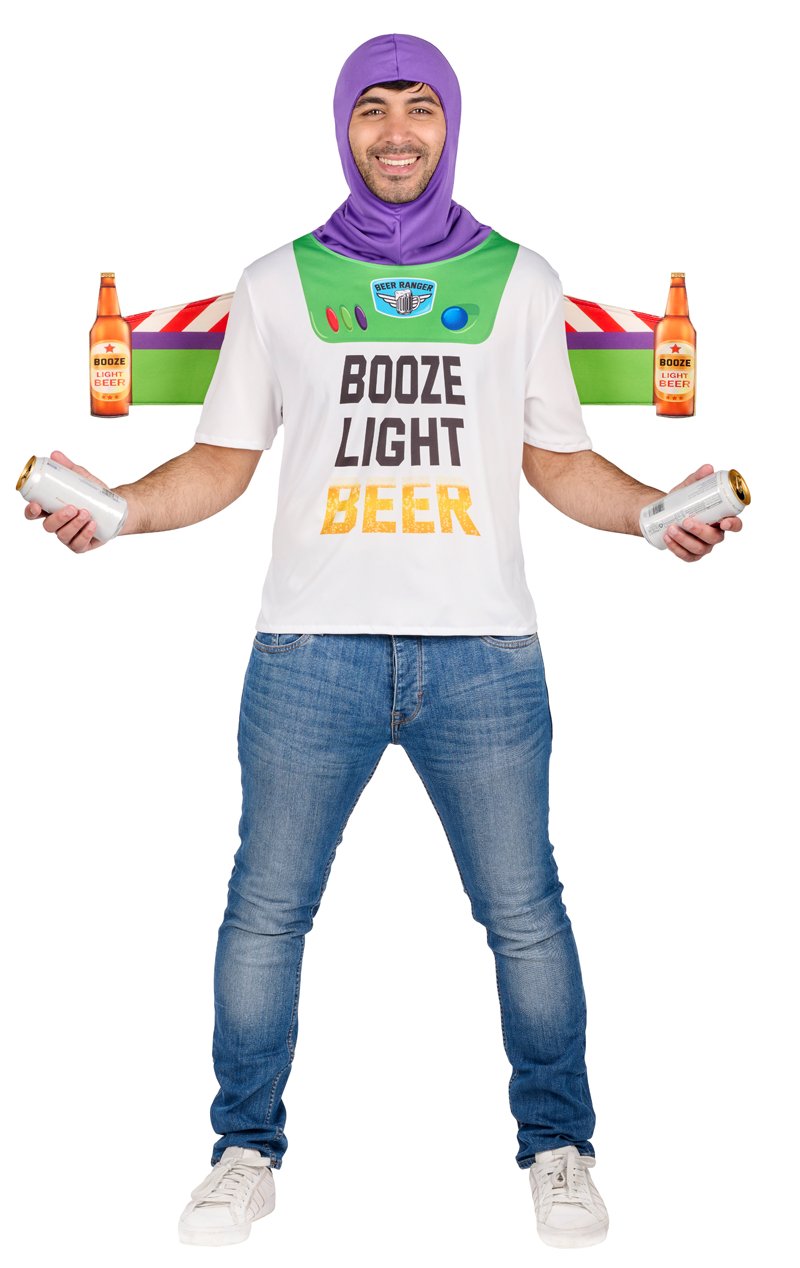 Adult Booze Light Beer Costume - Simply Fancy Dress