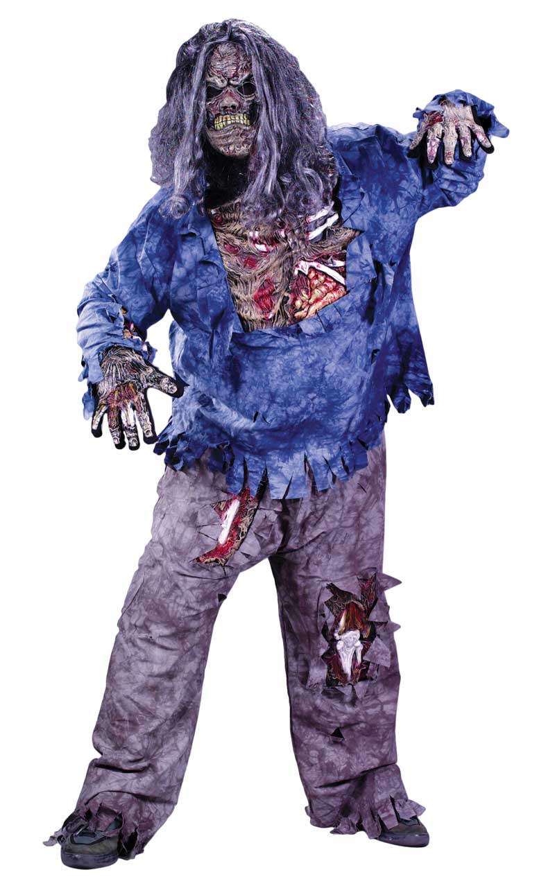 Adult Complete Zombie Halloween Costume - Simply Fancy Dress