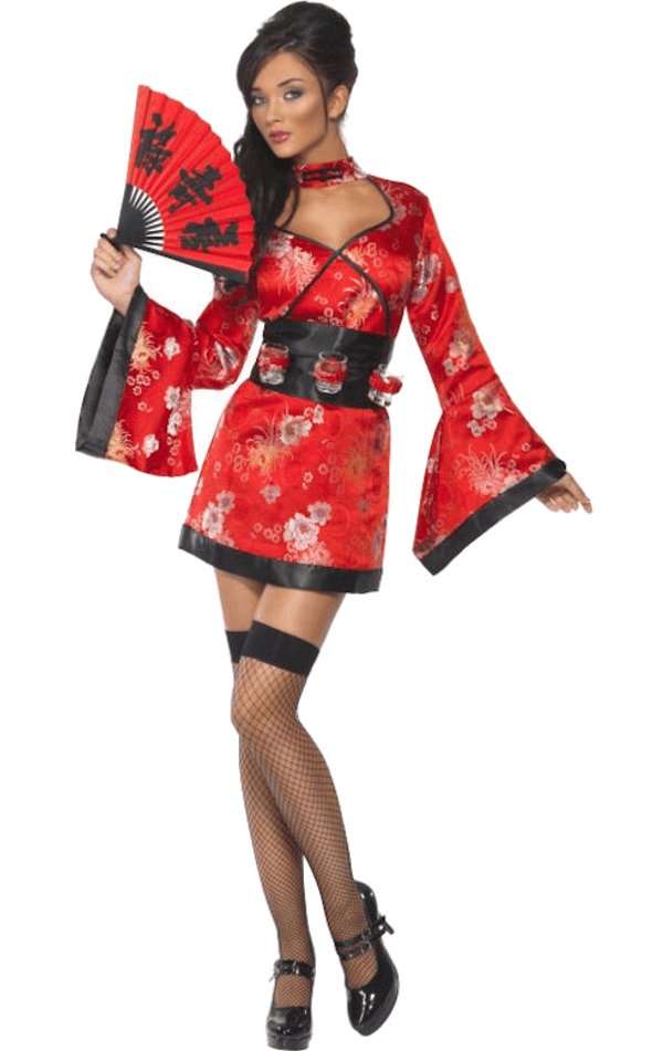 Adult Fever Vodka Geisha Costume - Simply Fancy Dress