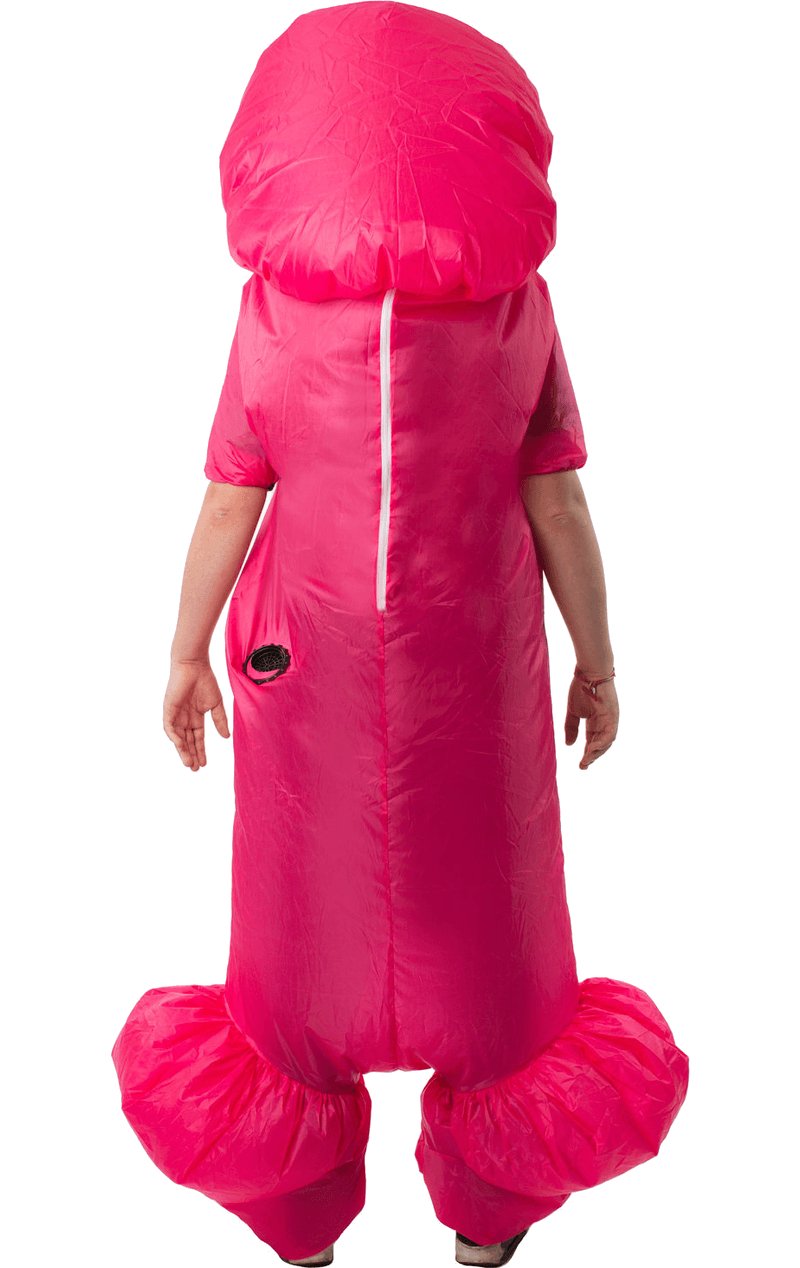 Adult Pink Inflatable Penis Fancy Dress Costume - Simply Fancy Dress
