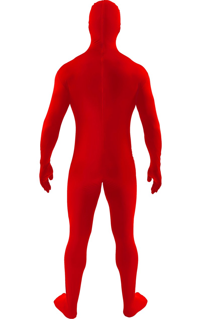 Adult Red Second Skin Suit - Simply Fancy Dress