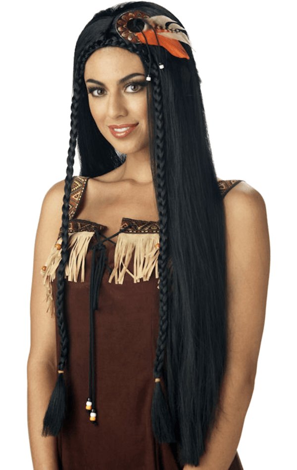 Adult Sexy Indian Princess Wig - Simply Fancy Dress