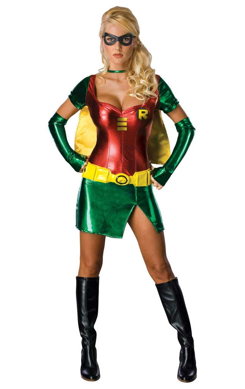 Adult Sexy Robin Super Hero Costume - Simply Fancy Dress