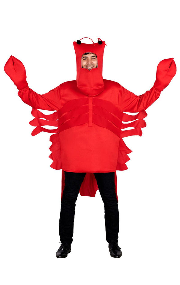 Adult Unisex Red Lobster Costume - Simply Fancy Dress
