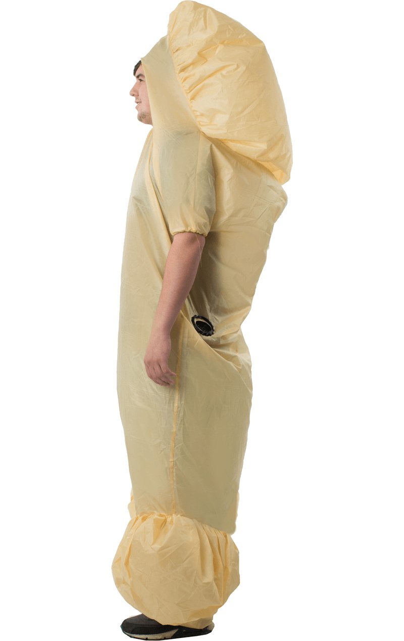 Adult White IC1 Inflatable Penis Fancy Dress Costume - Simply Fancy Dress