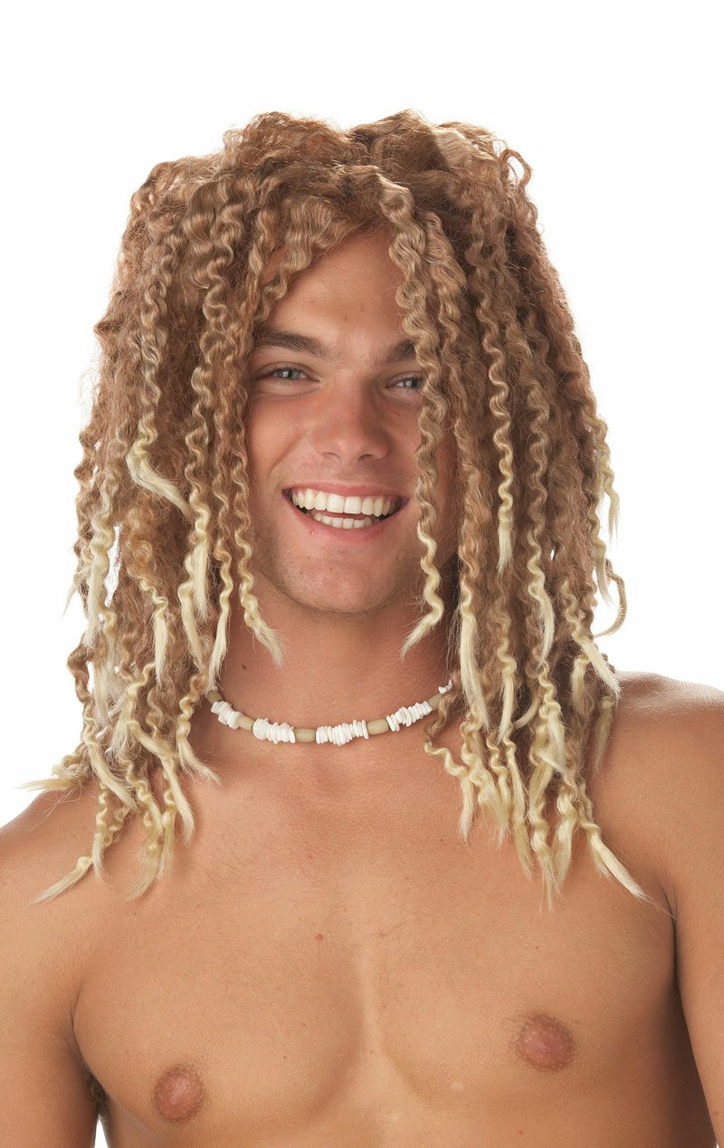 Beach Dude Blonde Wig - Simply Fancy Dress