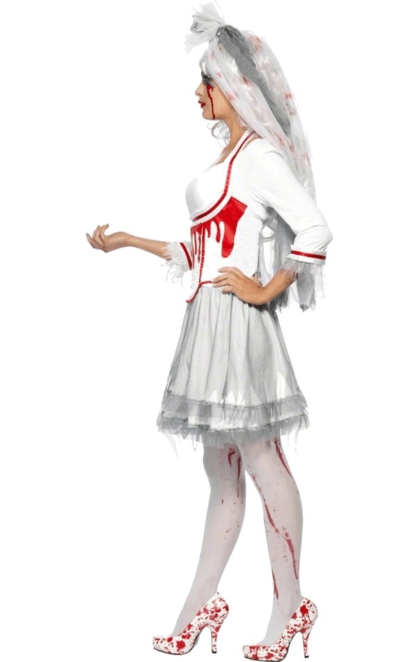 Blood Drip Bride Halloween Costume - Simply Fancy Dress