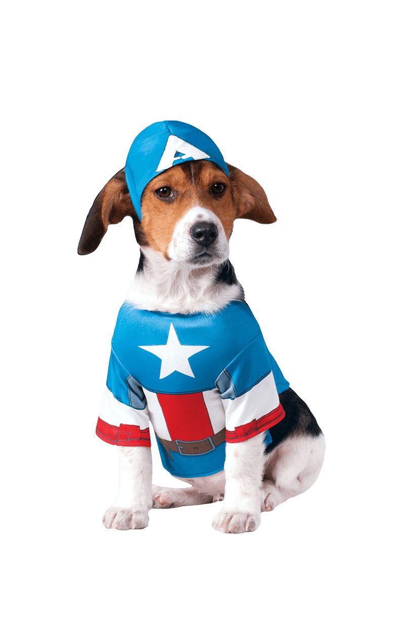 Captain America Dog Costume - Simply Fancy Dress