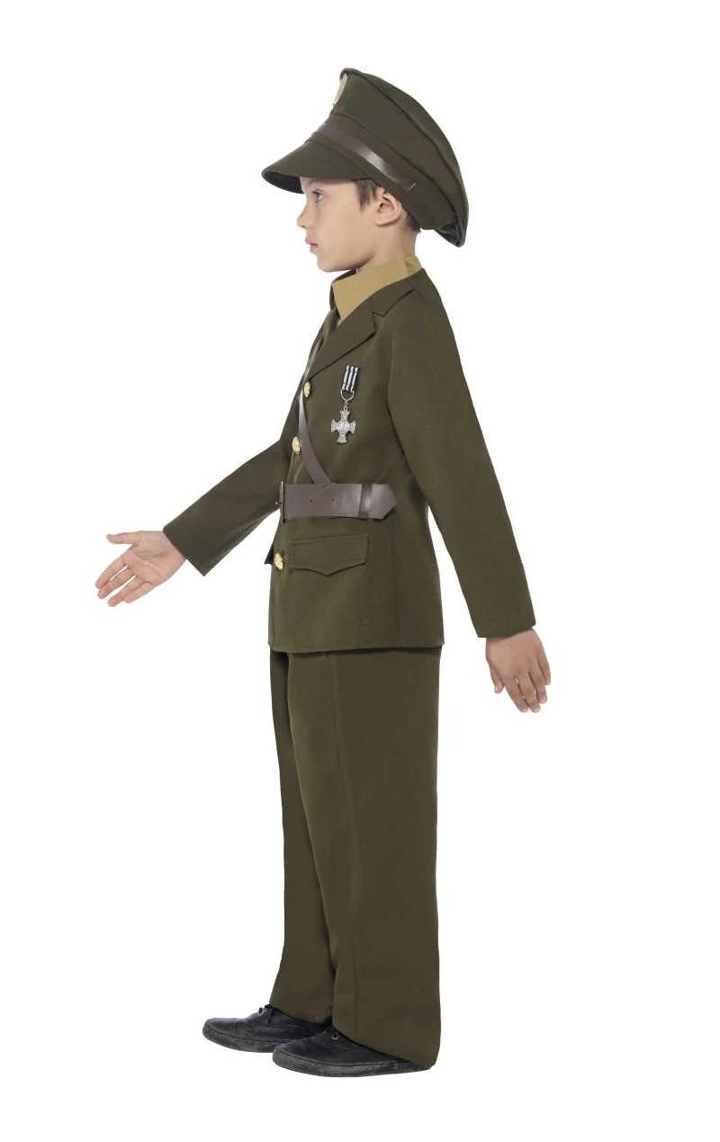 Child Army Officer Costume - Simply Fancy Dress