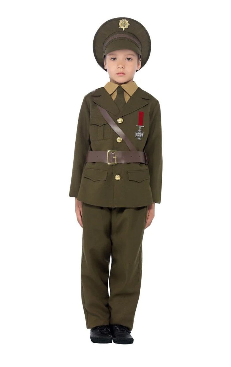 Child Army Officer Costume - Simply Fancy Dress