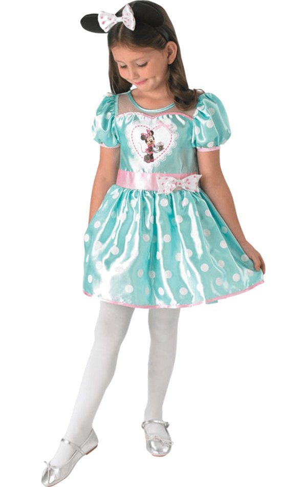 Child Deluxe Minnie Mint Cupcake Dress - Simply Fancy Dress