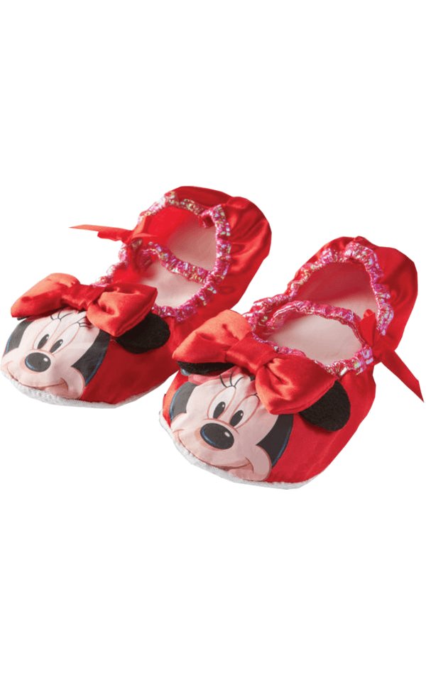 Child Red Minnie Mouse Slippers - Simply Fancy Dress