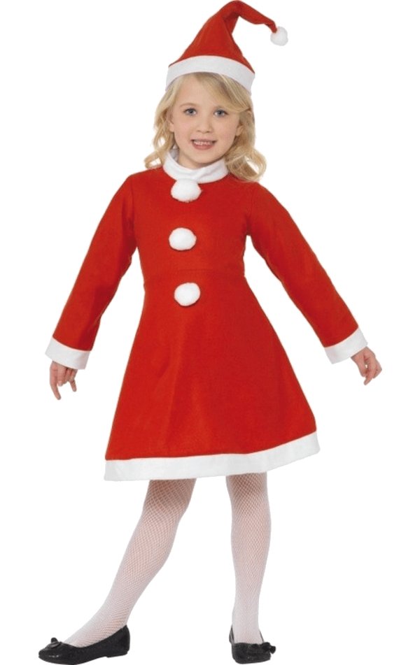 Child Santa Girl Costume - Simply Fancy Dress