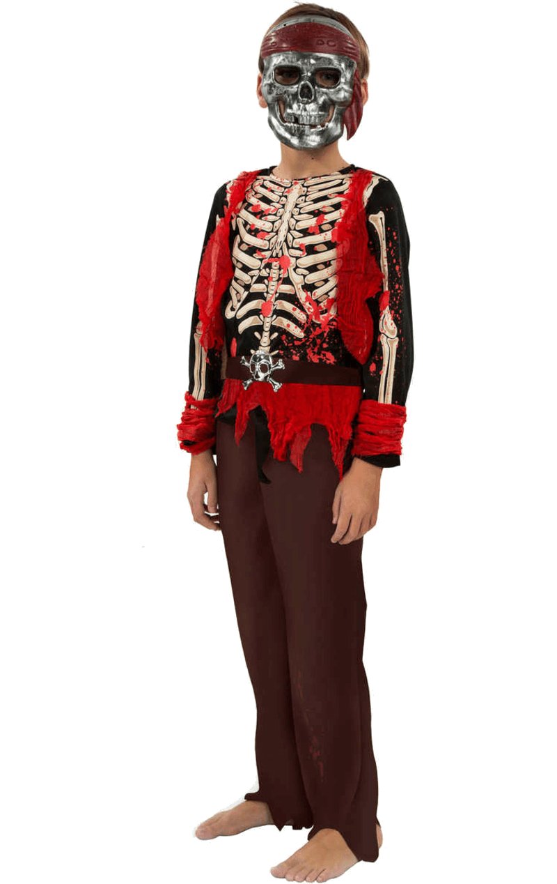 Child Skull Pirate Fancy Dress Costume - Simply Fancy Dress