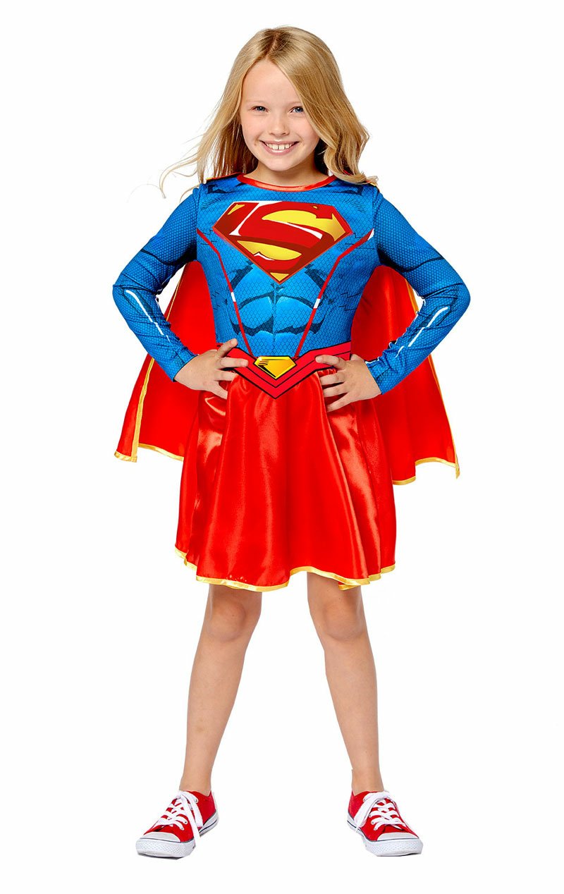 Child Sustainable Supergirl Costume - Simply Fancy Dress