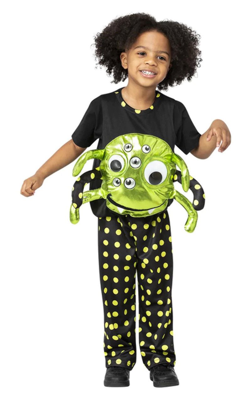 Childrens Neon Spider Costume - Simply Fancy Dress