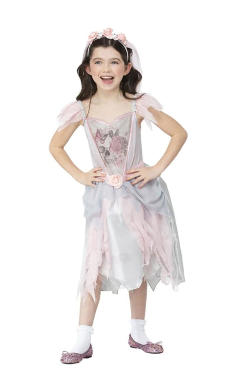 Childrens Vintage Ghost Bride Costume - Simply Fancy Dress