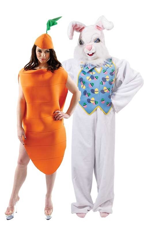 Easter Rabbit & Carrot Couples Costume - Simply Fancy Dress