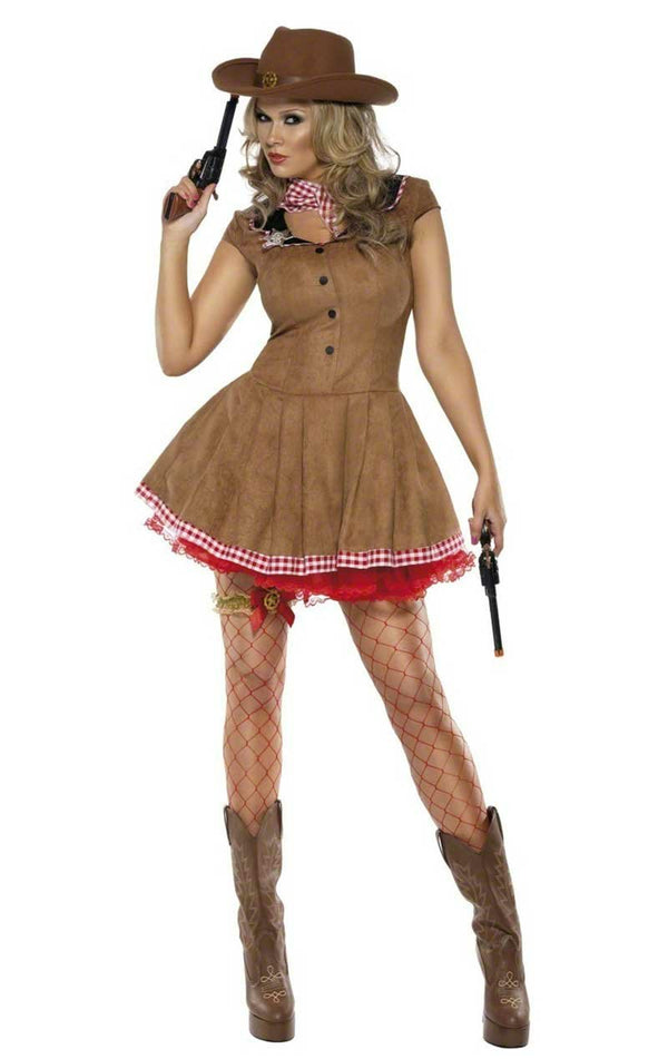 Fever Wild West Cowgirl Costume - Simply Fancy Dress