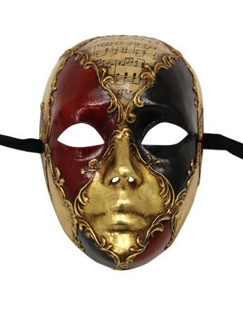 Full Face Masquerade Mask - Simply Fancy Dress