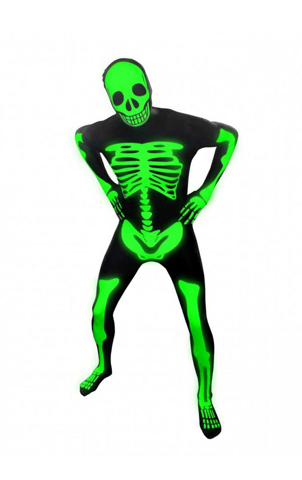 Glow in the Dark Skeleton Morphsuit - Simply Fancy Dress