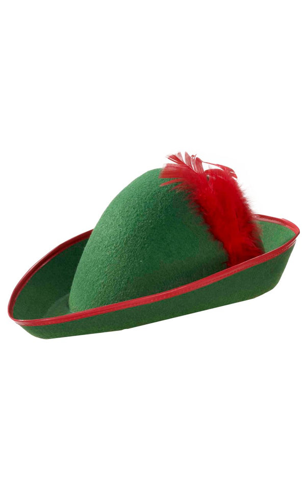 Green Robin Hood Hat Accessory - Simply Fancy Dress