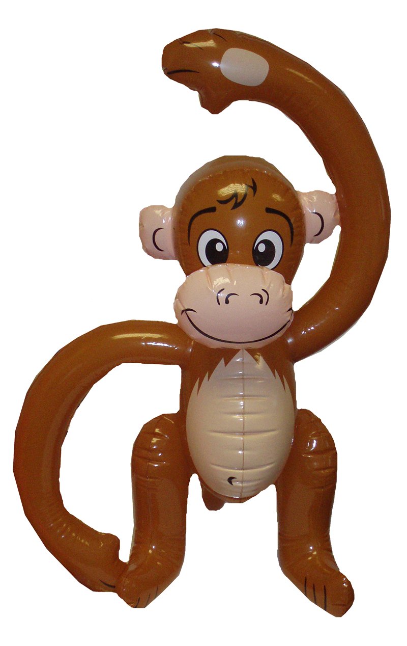 Inflatable Monkey 59cm - Simply Fancy Dress