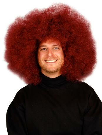 Jumbo Afro Red Wig - Simply Fancy Dress