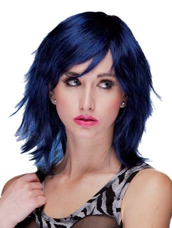 Kharma Midnight Blue Wig - Simply Fancy Dress